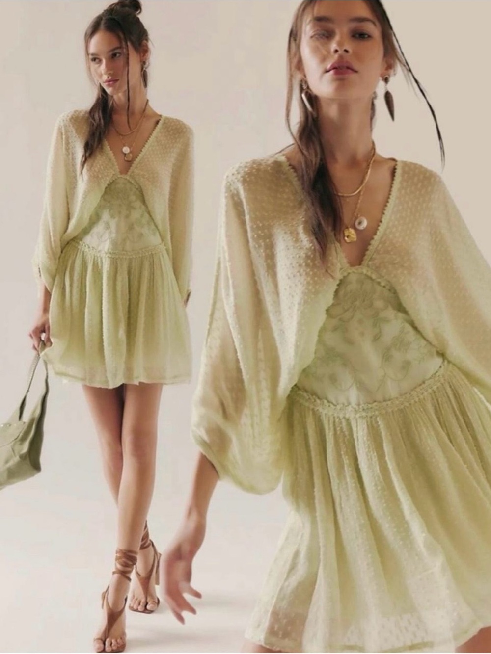 Free People Sweet Dreams Mini Dress Size Large